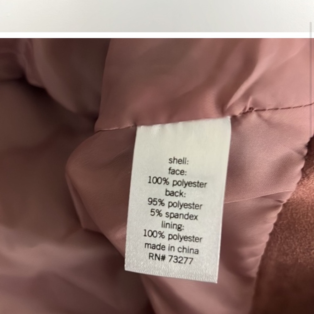 EVRI Pink Faux Suede Moto jacket size 3x - Picture 4 of 6